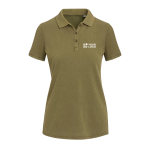 Polo da donna a maniche corte in piqué prelavato e preristretto 200 g/m2 Elevate vista area di stampa