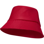 Cappello leggero in poliestere con protezione solare 130 g/m² color rosso