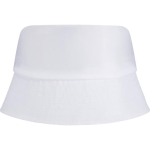 Cappello leggero in poliestere con protezione solare 130 g/m² color bianco seconda vista frontale