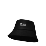 Cappello leggero in poliestere con protezione solare 130 g/m² vista area di stampa