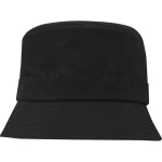 Cappello da sole leggero in nylon ad asciugatura rapida 105 g/m2 color nero seconda vista frontale