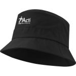 Cappello da sole leggero in nylon ad asciugatura rapida 105 g/m2 color nero vista con stampa serigrafica