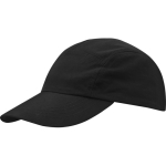 Cappellino in nylon impermeabile con protezione solare 105 g/m2 color nero
