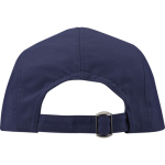 Cappellino in nylon impermeabile con protezione solare 105 g/m2 color blu mare seconda vista posteriore