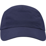 Cappellino in nylon impermeabile con protezione solare 105 g/m2 color blu mare seconda vista frontale