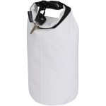 Borsa impermeabile compatta riciclata con chiusura arrotolabile 1L color bianco seconda vista