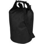 Borsa da viaggio riciclata impermeabile con chiusura arrotolabile 5L color nero