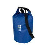 Borsa da viaggio riciclata impermeabile con chiusura arrotolabile 5L vista area di stampa