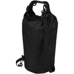 Borsa da viaggio impermeabile da 10L con chiusura arrotolabile color nero seconda vista