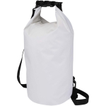 Borsa da viaggio impermeabile da 10L con chiusura arrotolabile color bianco