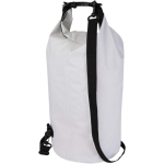 Borsa da viaggio impermeabile da 10L con chiusura arrotolabile color bianco seconda vista