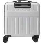 Trolley per laptop con lucchetto TSA integrato 30L 16'' color argento seconda vista posteriore