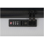 Trolley per laptop con lucchetto TSA integrato 30L 16'' color argento vista dettaglio 1