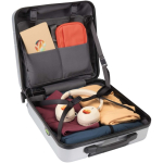 Trolley per laptop con lucchetto TSA integrato 30L 16'' color argento seconda vista