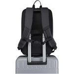 Zaino antifurto espandibile resistente all’acqua, capacità 18 L color nero seconda vista