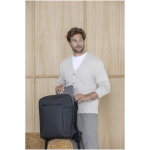 Zaino antifurto espandibile resistente all’acqua, capacità 18 L color nero immagine stile di vita 2