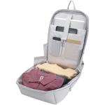 Zaino antifurto espandibile resistente all’acqua, capacità 18 L color grigio chiaro terza vista
