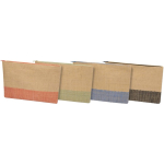 Necessaire sottile in carta certificata con fodera morbida 3L color nero seconda vista in vari colori