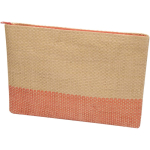 Necessaire sottile in carta certificata con fodera morbida 3L color mogano