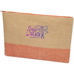 Necessaire sottile in carta certificata con fodera morbida 3L color mogano
