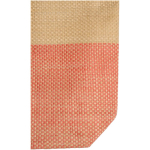 Borsa in paglia intrecciata con bottone magnetico e base ampia 10L color mogano vista dettaglio 1