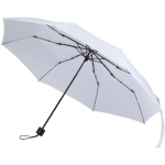 Ombrello pieghevole compatto con struttura in metallo e gomma Ø102 color bianco