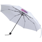 Ombrello pieghevole compatto con struttura in metallo e gomma Ø102 color bianco