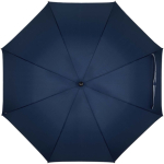 Ombrello antivento con apertura automatica e fascia riflettente Ø130 color blu mare seconda vista frontale