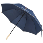 Ombrello antivento con apertura automatica e fascia riflettente Ø130 color blu mare