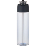 Borraccia con cannuccia integrata e coperchio a pulsante antigoccia 700ml color blu bondi seconda vista posteriore