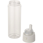 Borraccia con cannuccia integrata e coperchio a pulsante antigoccia 700ml color trasparente seconda vista