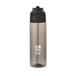 Borraccia con cannuccia integrata e coperchio a pulsante antigoccia 700ml vista area di stampa