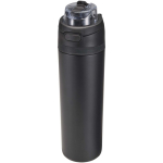 Borraccia a parete singola con cannuccia pieghevole e finitura opaca 800ml color nero