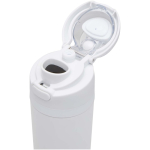Borraccia a parete singola con cannuccia pieghevole e finitura opaca 800ml color bianco vista dettaglio 1
