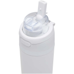 Borraccia a parete singola con cannuccia pieghevole e finitura opaca 800ml color bianco vista dettaglio 2