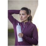 Borraccia a parete singola con cannuccia pieghevole e finitura opaca 800ml color blu mare immagine stile di vita