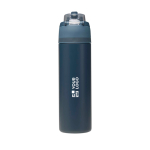 Borraccia a parete singola con cannuccia pieghevole e finitura opaca 800ml vista area di stampa