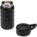 Borraccia sportiva 350ml con cannuccia richiudibile antigoccia color nero seconda vista
