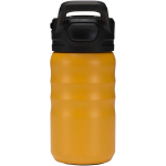 Borraccia sportiva 350ml con cannuccia richiudibile antigoccia color giallo seconda vista posteriore