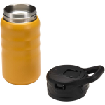 Borraccia sportiva 350ml con cannuccia richiudibile antigoccia color giallo seconda vista