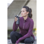 Borraccia sportiva 350ml con cannuccia richiudibile antigoccia color giallo immagine stile di vita