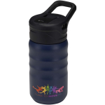 Borraccia sportiva 350ml con cannuccia richiudibile antigoccia color blu mare