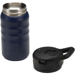 Borraccia sportiva 350ml con cannuccia richiudibile antigoccia color blu mare seconda vista