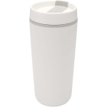 Bicchiere termico a doppia parete con coperchio a vite incluso 480ml color bianco