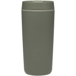 Bicchiere termico a doppia parete con coperchio a vite incluso 480ml color verde seconda vista frontale