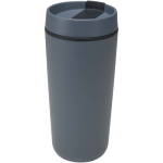 Bicchiere termico a doppia parete con coperchio a vite incluso 480ml color blu bondi
