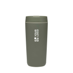 Bicchiere termico a doppia parete con coperchio a vite incluso 480ml vista area di stampa