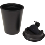 Bicchiere termico a doppia parete con coperchio a vite antigoccia 300ml color nero seconda vista