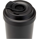 Bicchiere termico a doppia parete in acciaio inox opaco 480ml color nero vista dettaglio 1