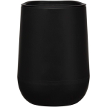 Bicchiere a doppia parete con coperchio scorrevole e isolamento ad aria 360ml color nero seconda vista frontale